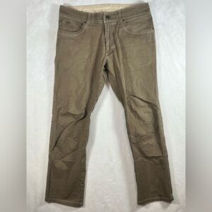 Kuhl Men's 36W 30L Kanvas Jeans Outdoors Tactical Hiking Khaki Pants